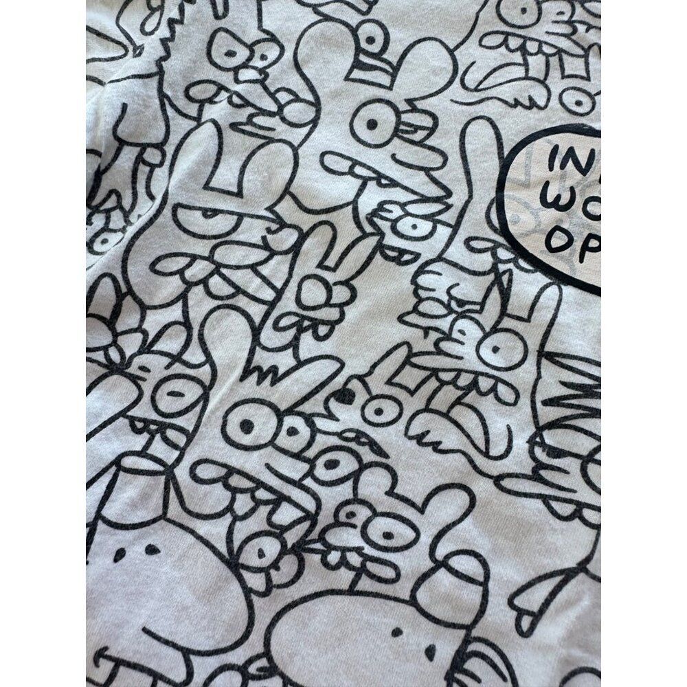 COMME DES GARÇONS PLAY Matt Groening X T-shirt In White Small - Picture 7 of 11